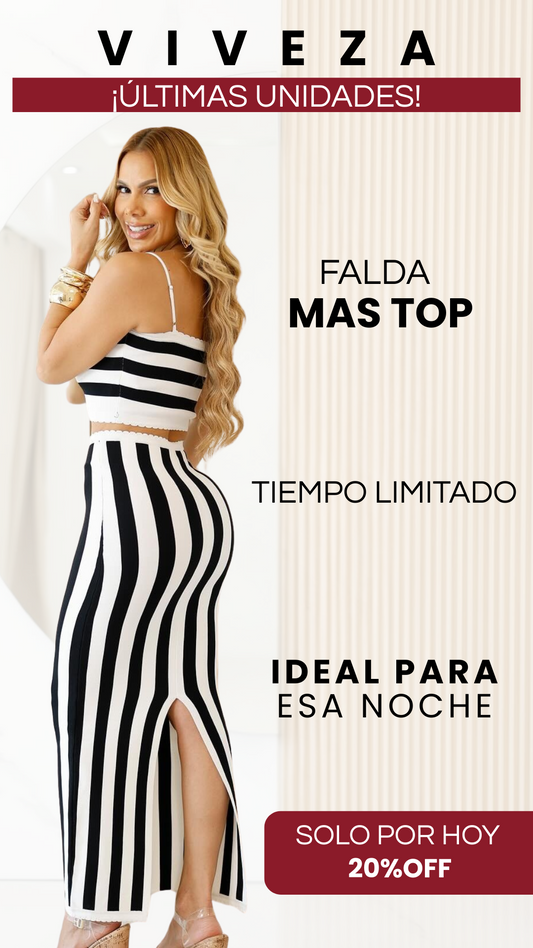 VIVEZA - TOP Y FALDA