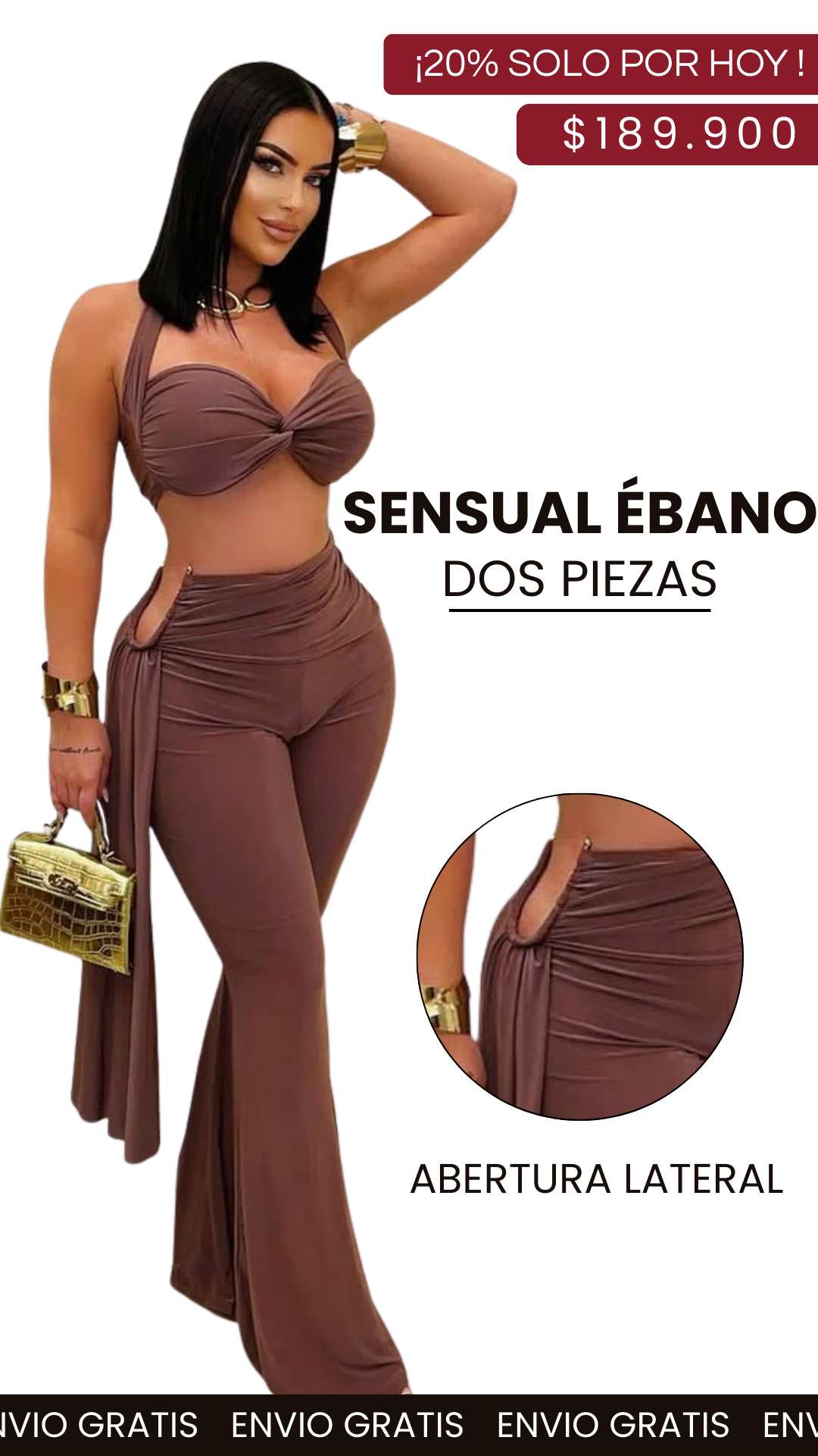 SENSUAL ÉBANO - DOS PIEZAS